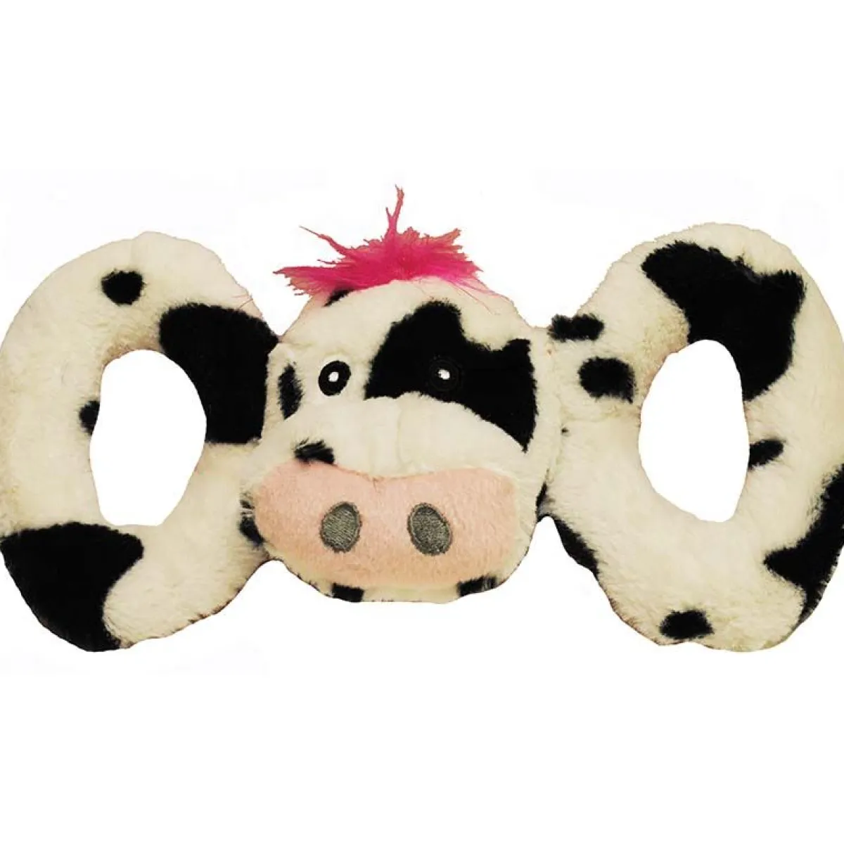 Ryan's Pet Supplies Jolly Pet Tug-a-Mals Cow Medium