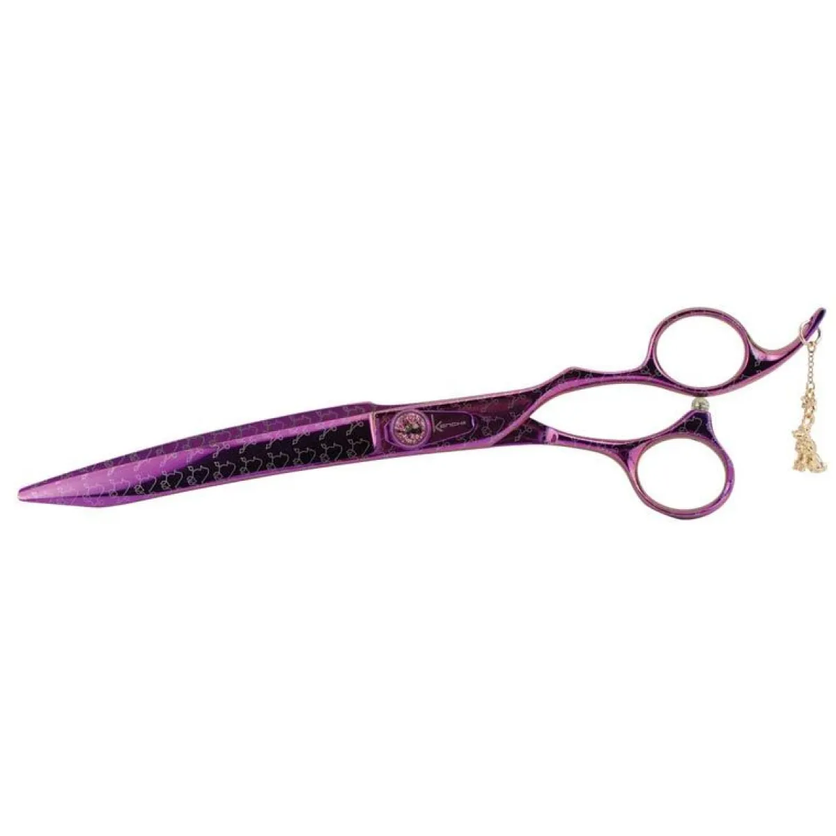 Ryan's Pet Supplies Kenchii Pink Poodle Shears
