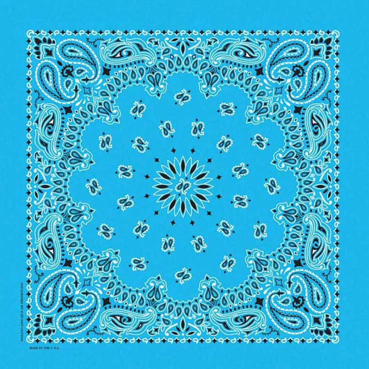 Ryan's Pet Supplies Light Blue Paisley Dog Bandana