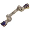 Ryan's Pet Supplies Mammoth Large 2 Knot Colored Rope Bone 14"