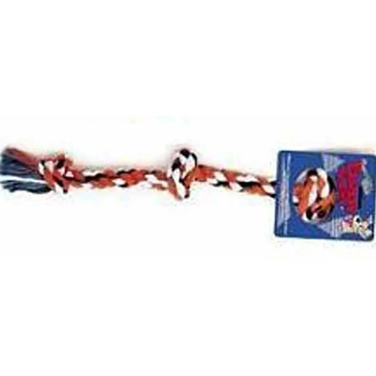 Ryan's Pet Supplies Mammoth Large 3 Knot Colored Rope Tug 25"