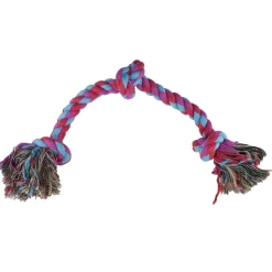 Ryan's Pet Supplies Mammoth Medium 3 Knot Colored Rope Tug 20"