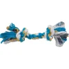 Ryan's Pet Supplies Mammoth Small 2 Knot Colored Rope Bone 9"