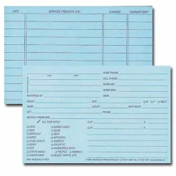 Ryan's Pet Supplies Medium Klip Kards- Blue 100 Count