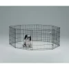 Ryan's Pet Supplies Midwest Exercise Pen Black Finish 30" High 8 Panels Without Door