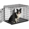 Ryan's Pet Supplies Midwest Ultima Pro-Double Door Crate 37" X 24.5" X 28"