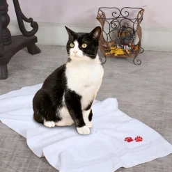 Ryan's Pet Supplies Muddy Paws Towel w/ Paws 20" x 40" - 6 pack