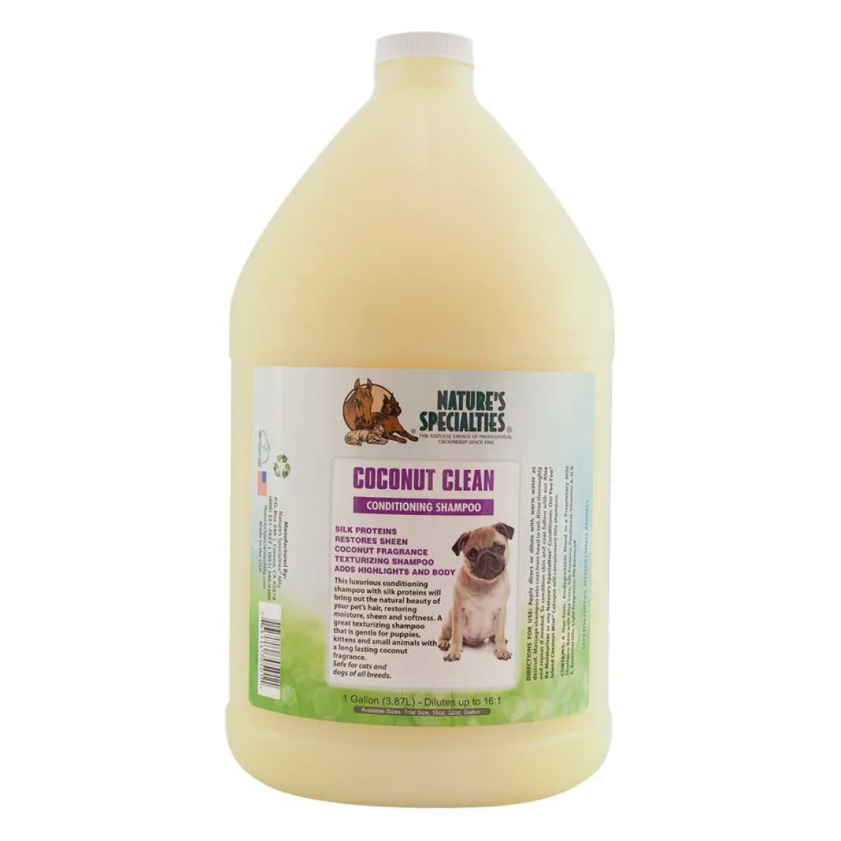 Ryan's Pet Supplies Nature's Specialties Coconut Clean Pet Shampoo 16:1