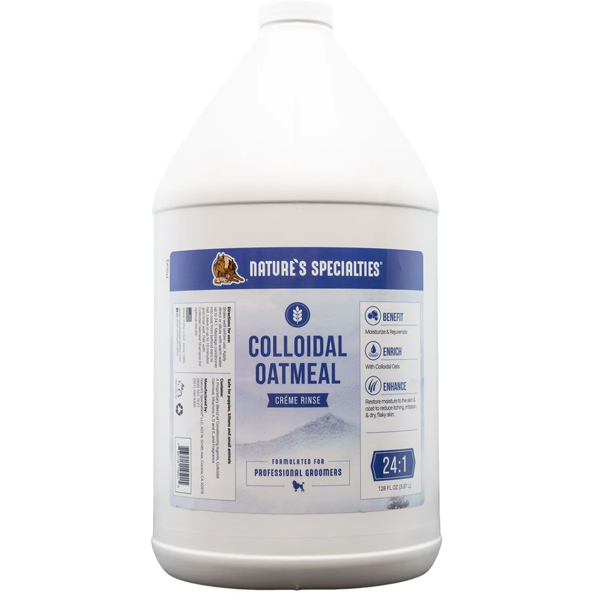 Ryan's Pet Supplies Natures Specialties Colloidal Oatmeal Creme Rinse 24:1