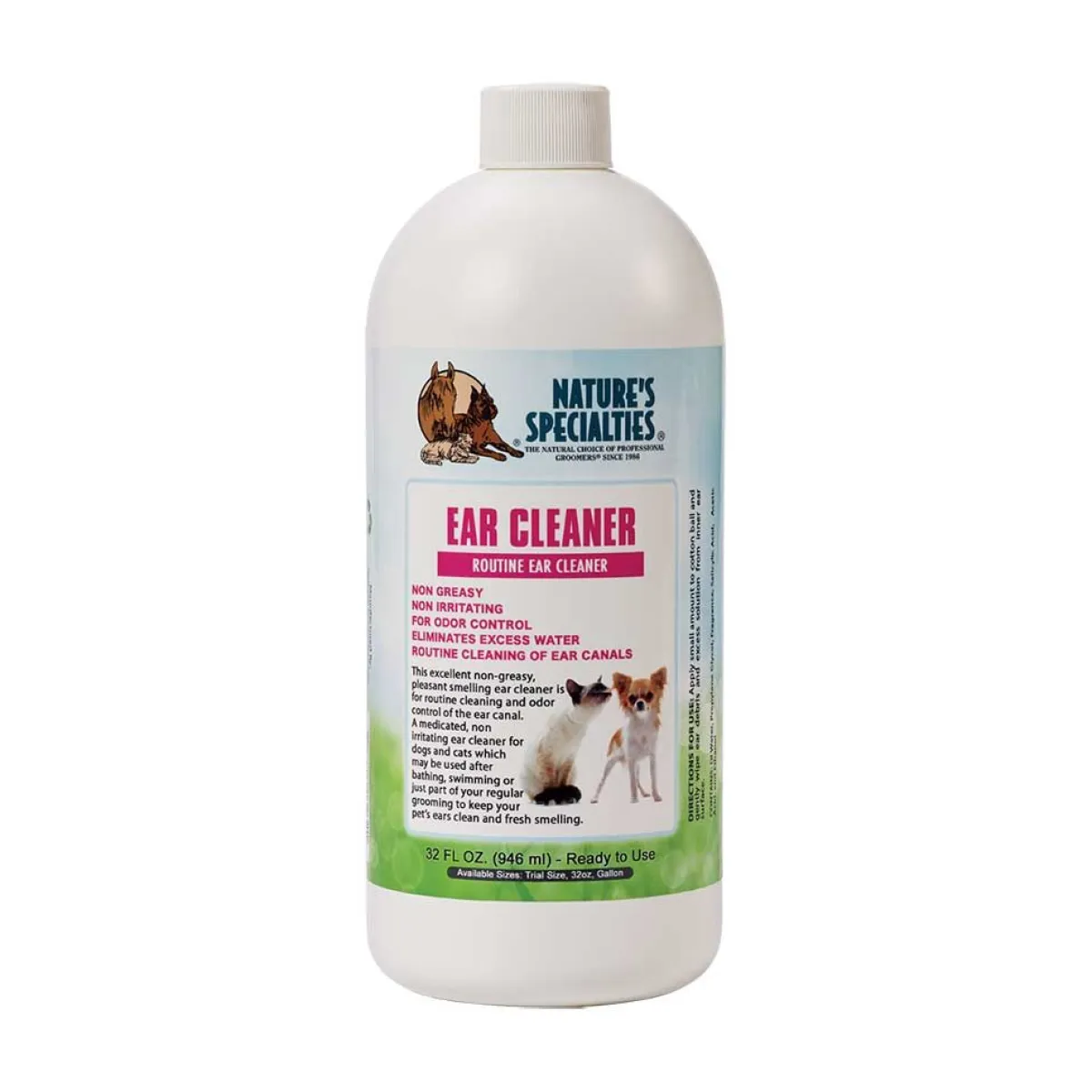 Ryan's Pet Supplies Natures Specialties Routine Ear Cleaner for Dogs & Cats