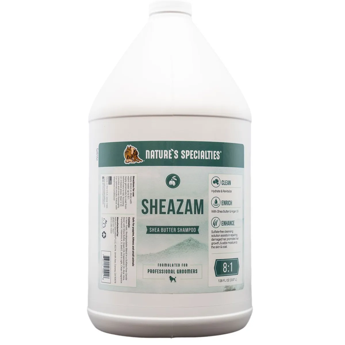Ryan's Pet Supplies Nature's Specialties Sheazam Shea Butter Pet Shampoo 8:1