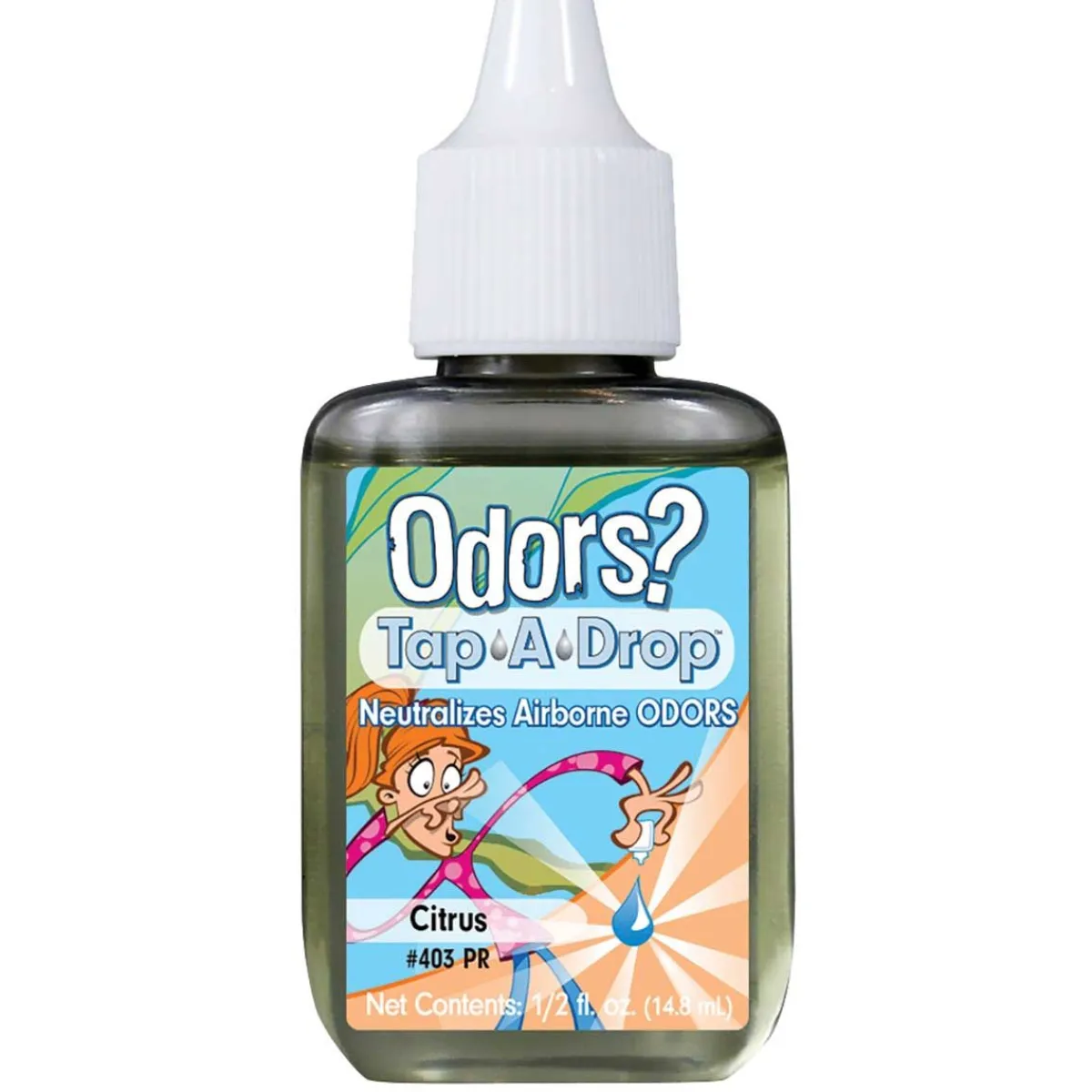 Ryan's Pet Supplies Nilodor Tap-A-Drop for Airborne Odors - Citrus Drop Scent