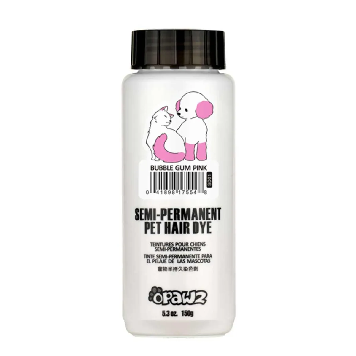Ryan's Pet Supplies OPAWZ Semi-Permanent Non-Toxic Gentle Pet Hair Dye
