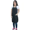 Ryan's Pet Supplies Paw Brothers Black Apron with White Paw Print Trim