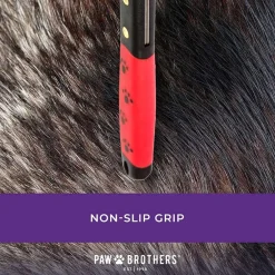 Ryan's Pet Supplies Paw Brothers 13 Blade Double Wide Coat Rakke (Coarse)