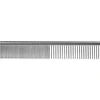 Ryan's Pet Supplies Paw Brothers Chrome Comb 5" Fine/Coarse Greyhound Style