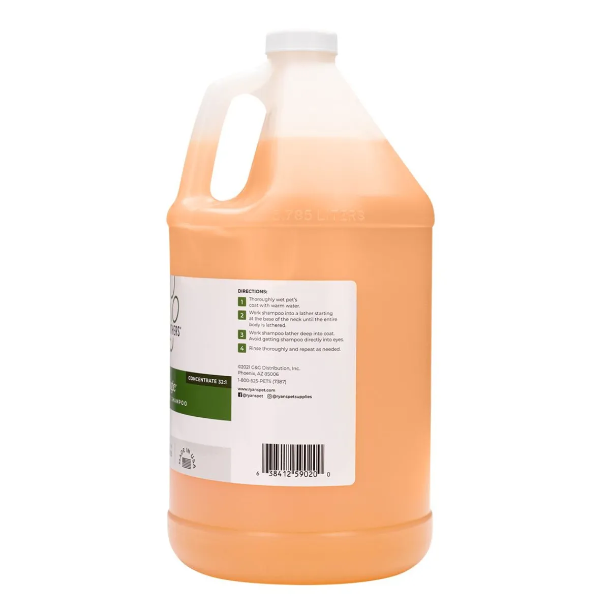 Ryan's Pet Supplies Paw Brothers MatMagic Shed Control Pet Shampoo 32:1 Gallon
