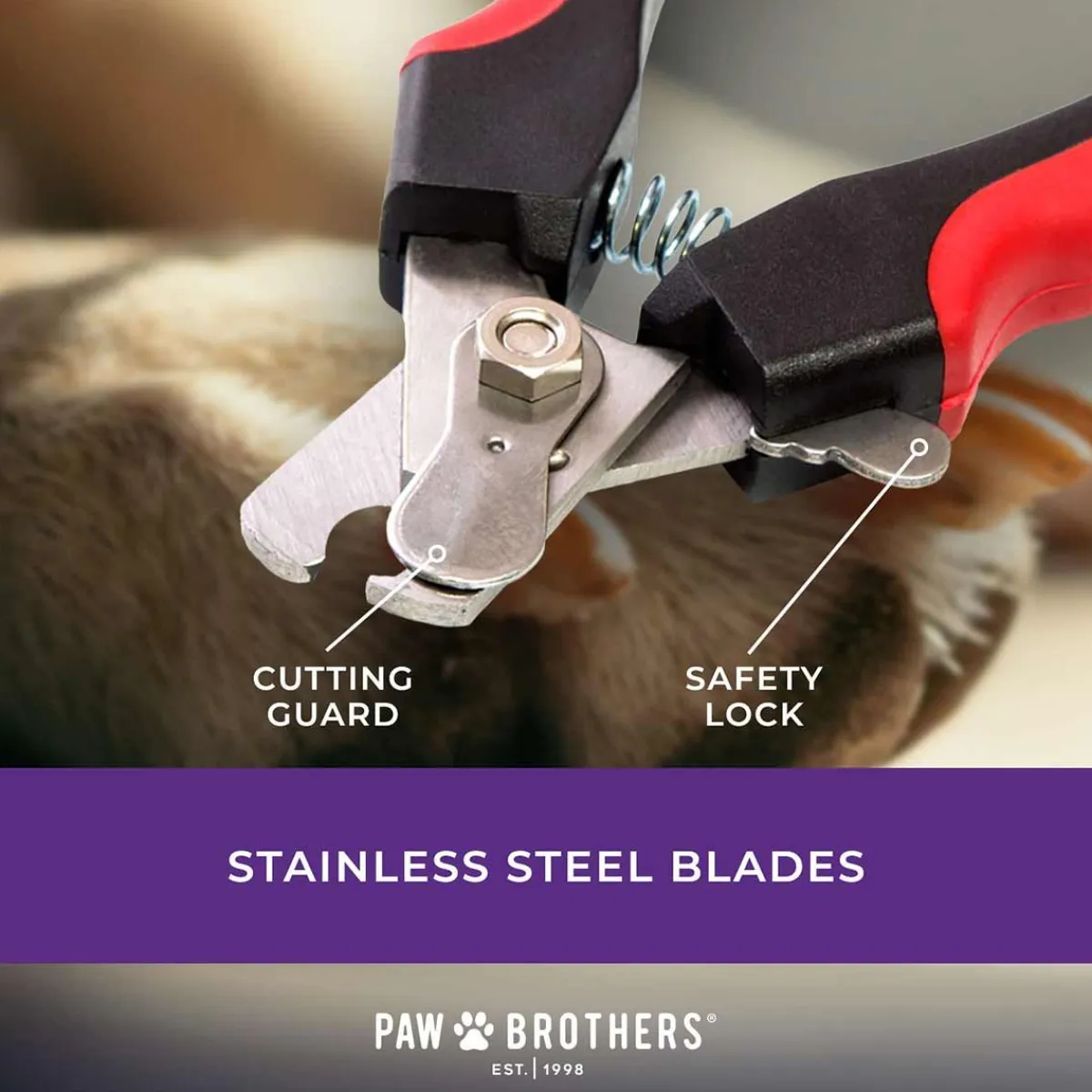 Ryan's Pet Supplies Paw Brothers Medium Dog Stainless Steel Nail Clippers