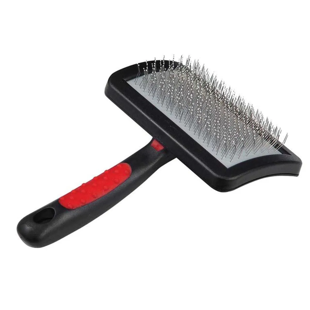 Ryan's Pet Supplies Paw Brothers Medium Soft Pin Universal Type Curved Slicker With Coated Pin Tips