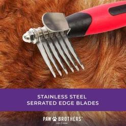 Ryan's Pet Supplies Paw Brothers Mini 6 Blade Dematting Tool