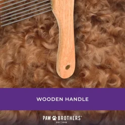 Ryan's Pet Supplies Paw Brothers Poodle Comb Extra Long Teeth