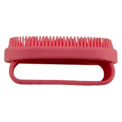Ryan's Pet Supplies Paw Brothers Small Pink Rubber Curry Brush