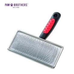 Ryan's Pet Supplies Paw Brothers Soft Pin Flat Slicker with Coated Pin Tips - X Large