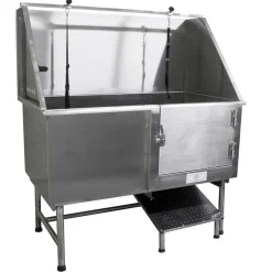 Ryan's Pet Supplies Paw Brothers Stainless Steel 48" Grooming Tub with Ramp