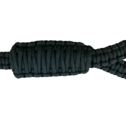 Ryan's Pet Supplies Paw Brothers 6' Tactical Cord Cobra Weave Lead Black