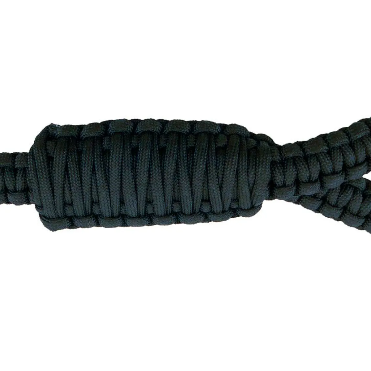 Ryan's Pet Supplies Paw Brothers 6' Tactical Cord Cobra Weave Lead Black