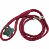 Ryan's Pet Supplies Paw Brothers 6' Tactical Cord Cobra Weave Lead Red & Black