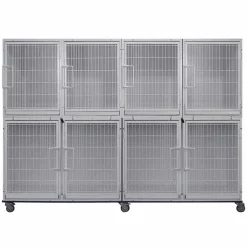 Ryan's Pet Supplies Paw Brothers White Modular Cage Short Bank