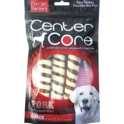 Ryan's Pet Supplies Pet Factory Center Core Pork 6 inch Rolls 3 Pack