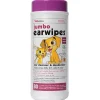 Ryan's Pet Supplies Petkin Eco-Friendly & Extra Moist Ear Wipes for Pets - 80ct