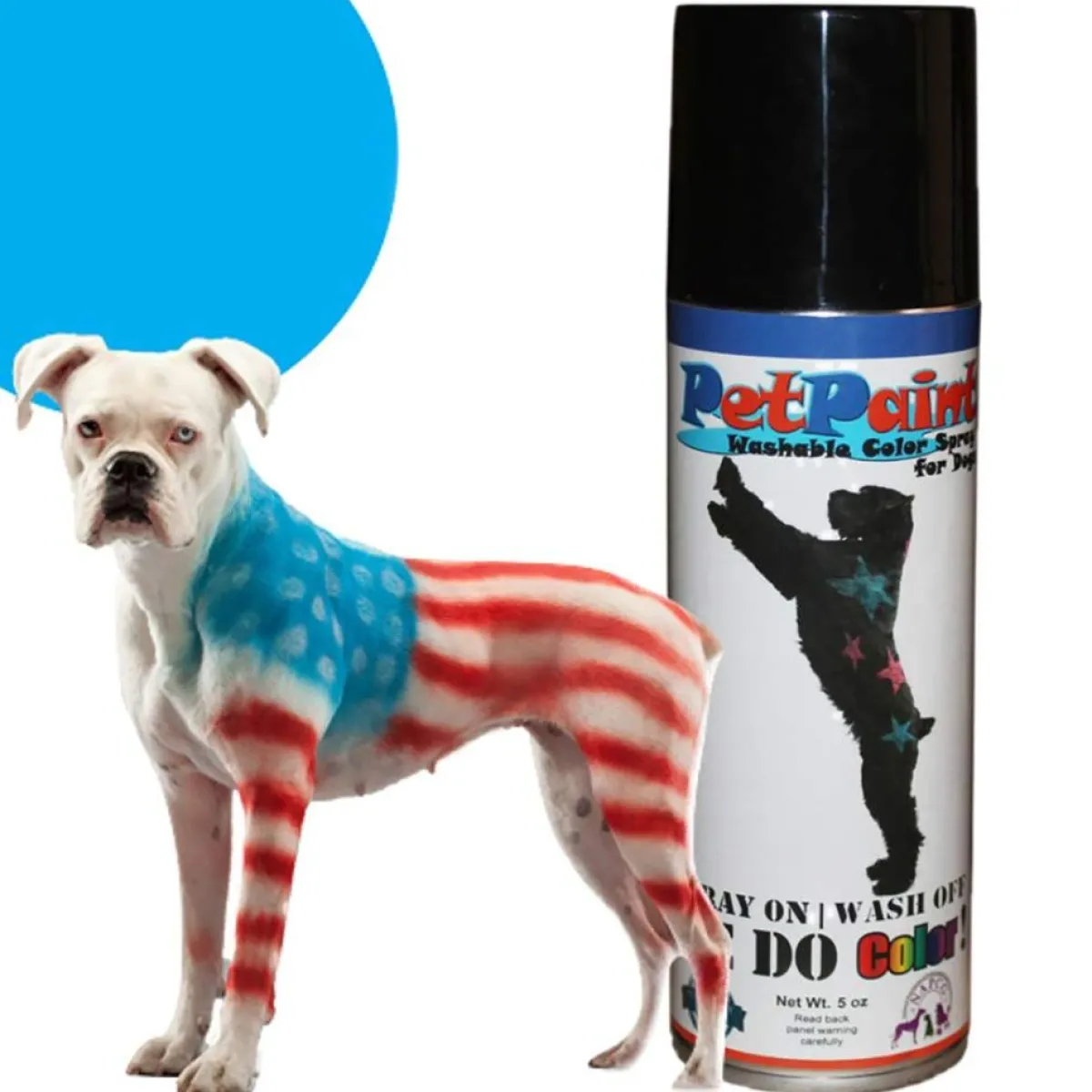 Ryan's Pet Supplies PetPaint Beagle Blue Colored Fur Spray 5 oz