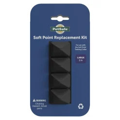 Ryan's Pet Supplies Petsafe Soft Point Black Training Collar Replacement 4-Pack