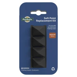 Ryan's Pet Supplies Petsafe Soft Point Black Training Collar Replacement 4-Pack