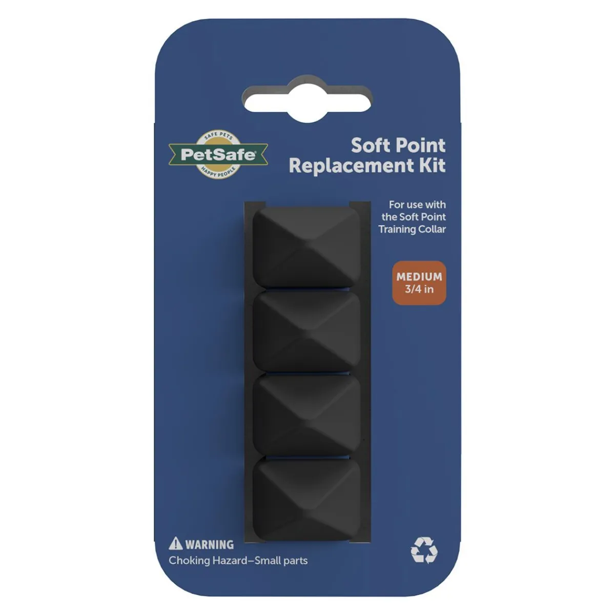 Ryan's Pet Supplies Petsafe Soft Point Black Training Collar Replacement 4-Pack