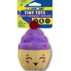 Ryan's Pet Supplies Petsport Tiny Tots Plush Happy Birthday Toy - Cupcake 4.5"