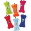Ryan's Pet Supplies Plush Bones With Embroidered Face 7"