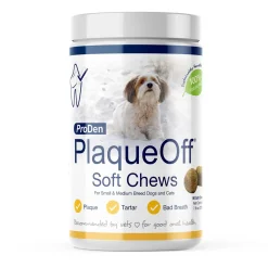 Ryan's Pet Supplies ProDen PlaqueOff S/M Breed Dog & Cat Dental Soft Chews - 90ct