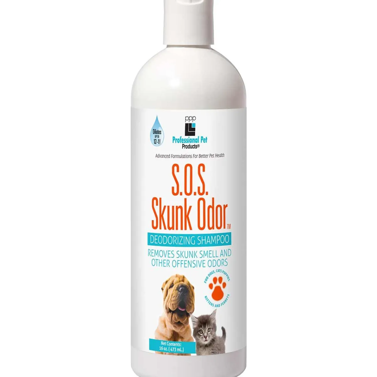 Ryan's Pet Supplies Professional Pet Products Skunk Odor Shampoo 12:1