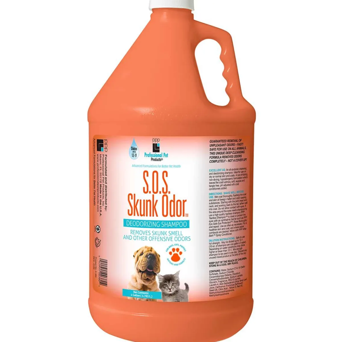 Ryan's Pet Supplies Professional Pet Products Skunk Odor Shampoo 12:1