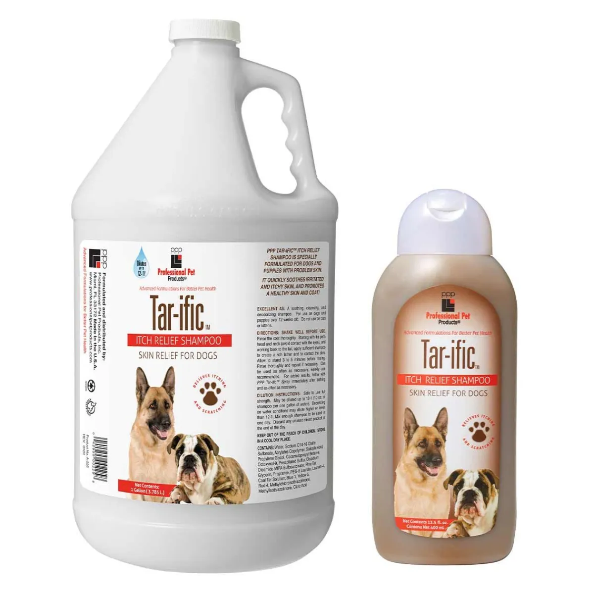 Ryan's Pet Supplies Professional Pet Products Tar-Ific Skin Relief Shampoo 12:1