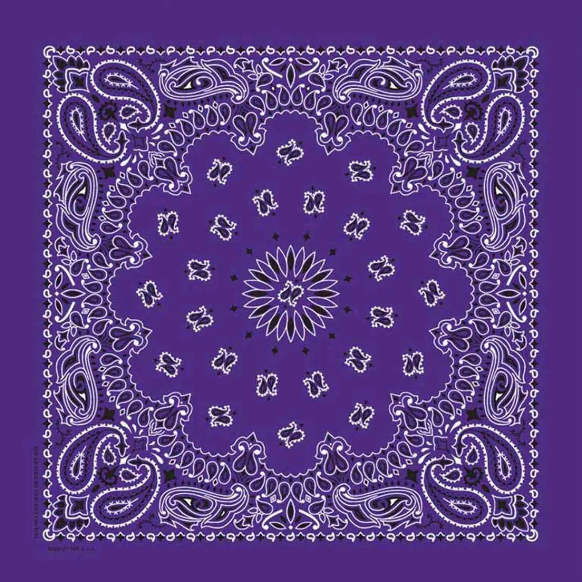 Ryan's Pet Supplies Purple Paisley Pet Bandana