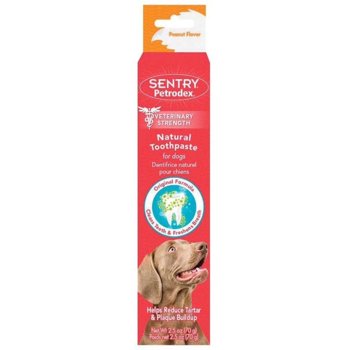 Ryan's Pet Supplies Sentry Petrodex Natural Toothpaste For Dogs Peanut Butter Flavor 2.5 oz