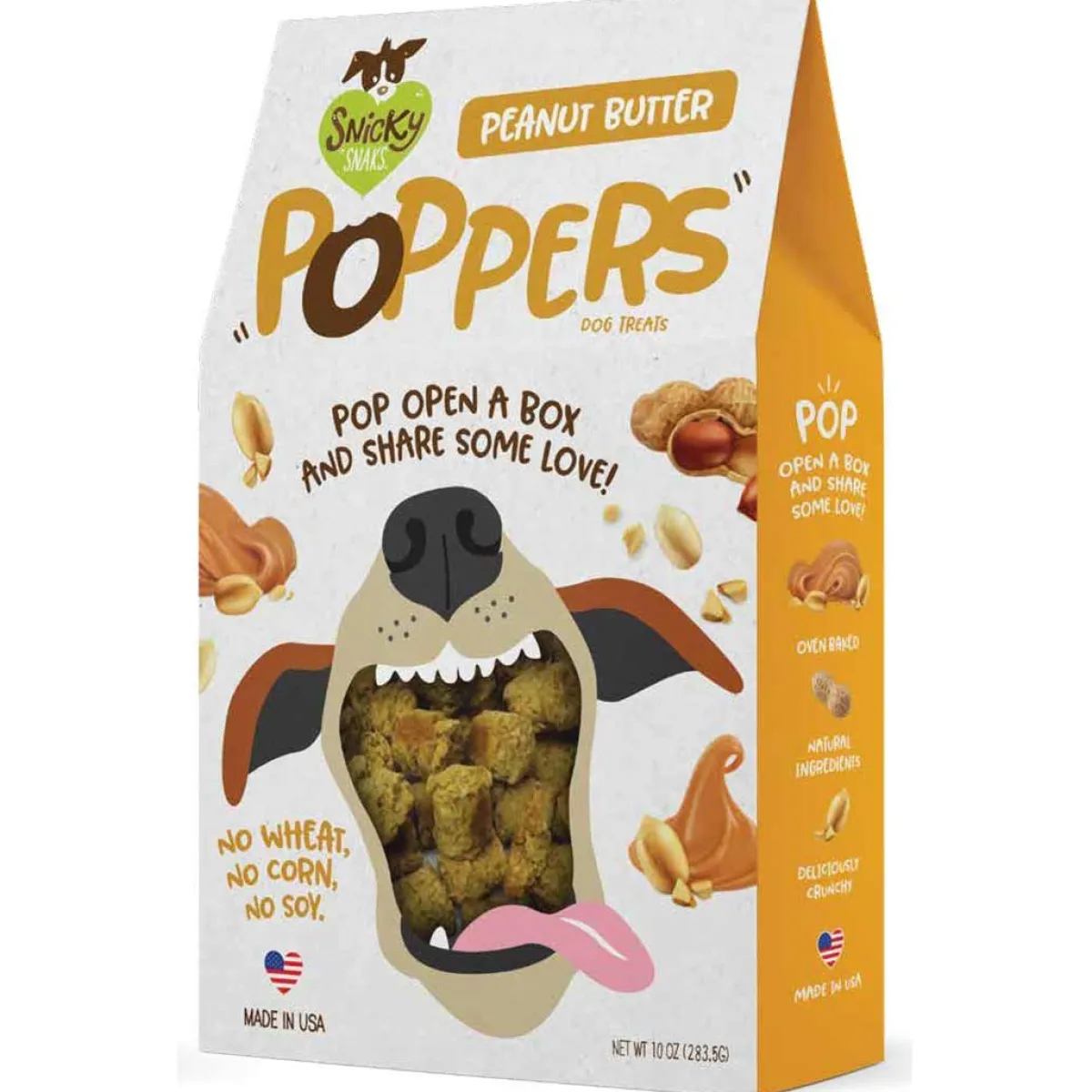 Ryan's Pet Supplies Snicky Snak Poppers Dog Treats 10oz