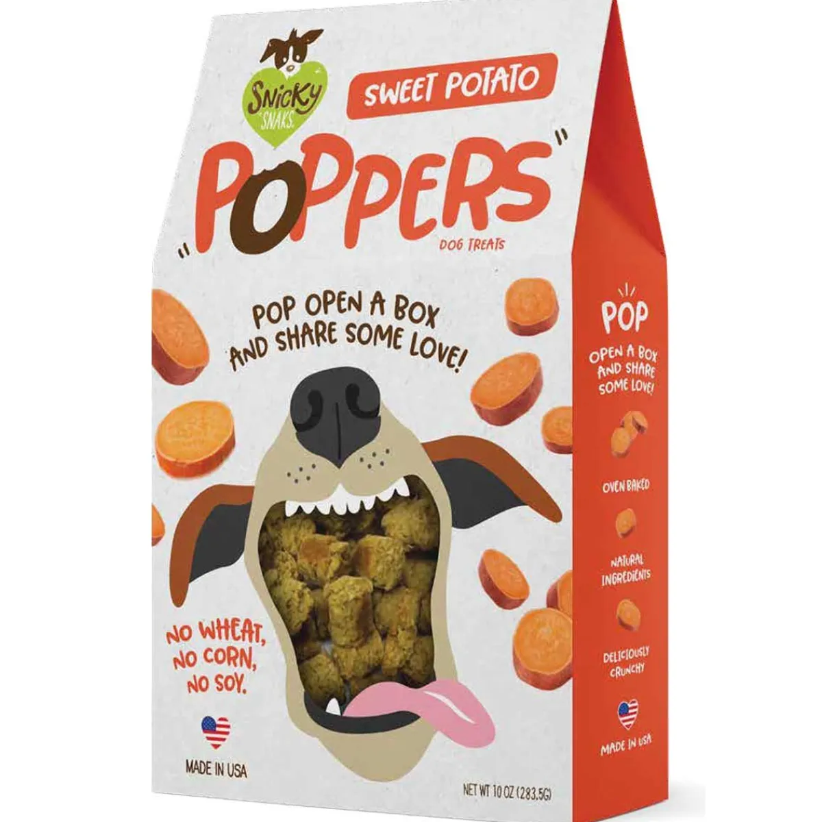 Ryan's Pet Supplies Snicky Snak Poppers Dog Treats 10oz