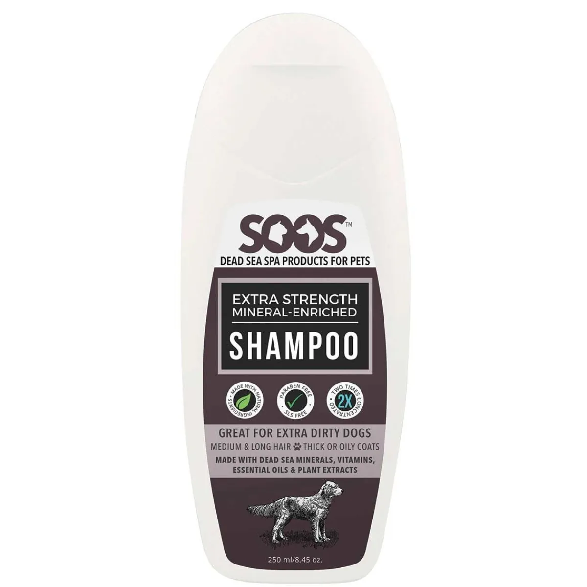 Ryan's Pet Supplies Soos Extra Strength Mineral Enriched Pet Shampoo