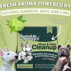 Ryan's Pet Supplies Sprinkle & Sweep - Pet Accident Cleanup & Deodorizer